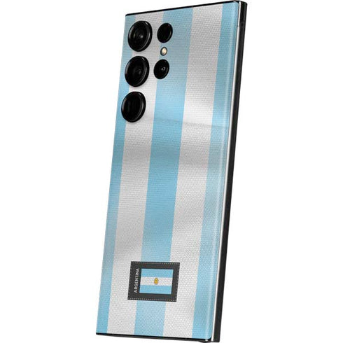 Argentina Soccer Flag Galaxy Skins